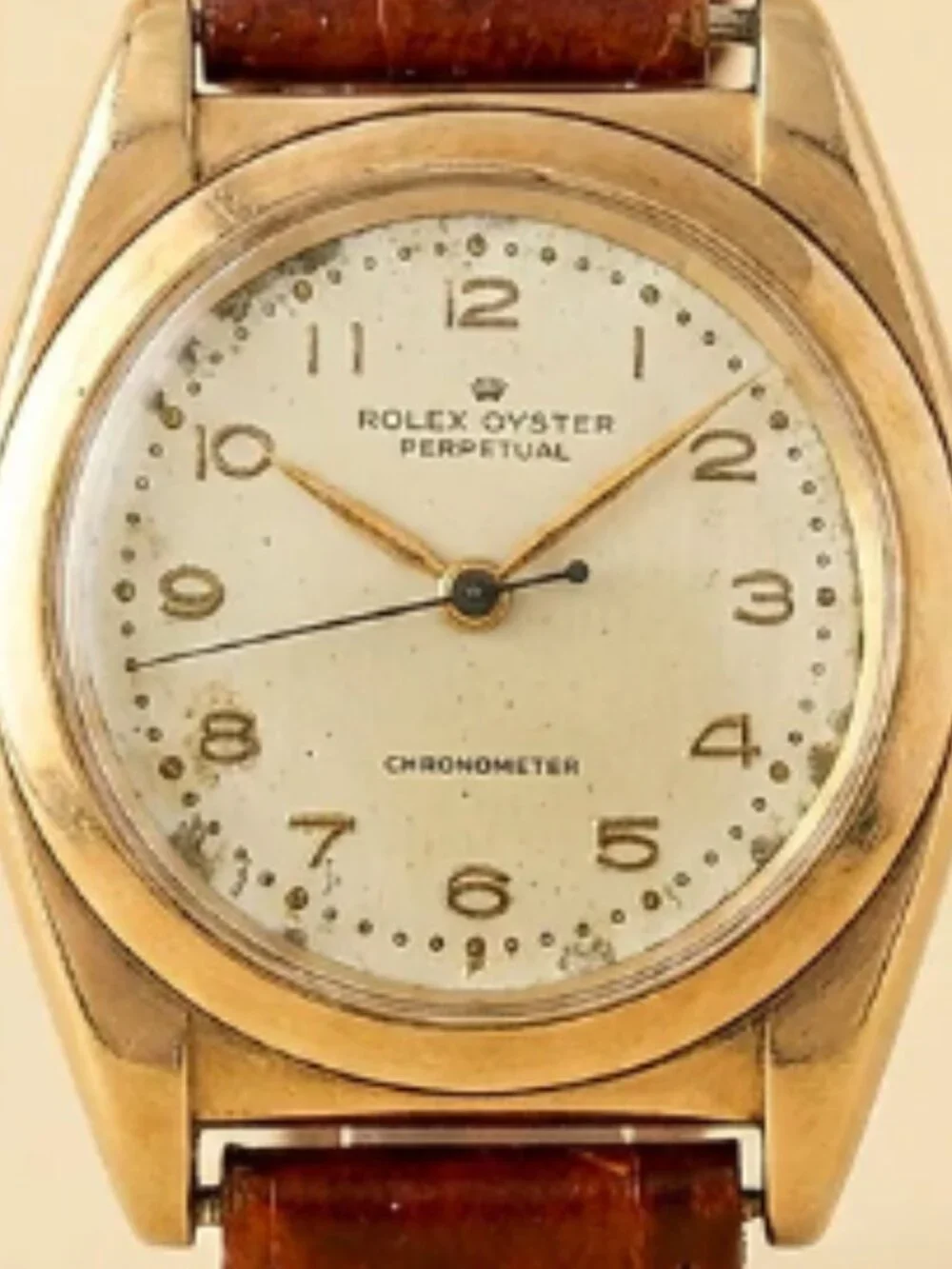 Rolex Mens Gold Watch